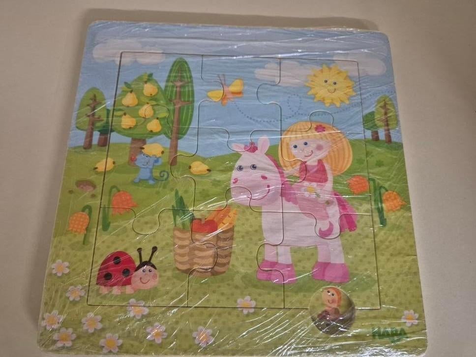 Haba legpuzzel met boerderij thema, nieuw in folie, Ophalen of Verzenden, 10 tot 50 stukjes, Nieuw, 2 tot 4 jaar