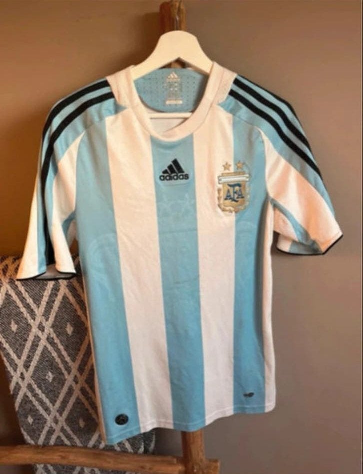 Adidas Argentinië Thuisshirt Messi, Ophalen of Verzenden, Zo goed als nieuw, Voetbal, Maat 48/50 (M)