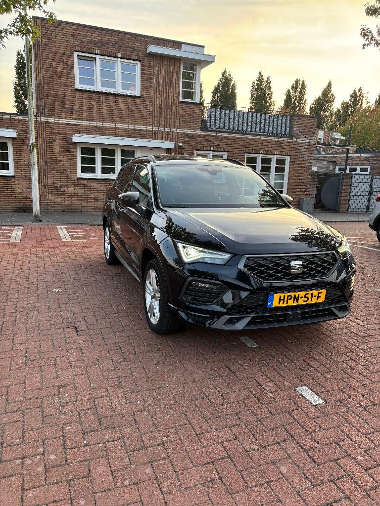 Seat Ateca FR 2.0 TDI 150pk Dsg-7 2021-PANO-Dealer OH-VOL!, 1800 kg, 4 cilinders, Zwart, Diesel
