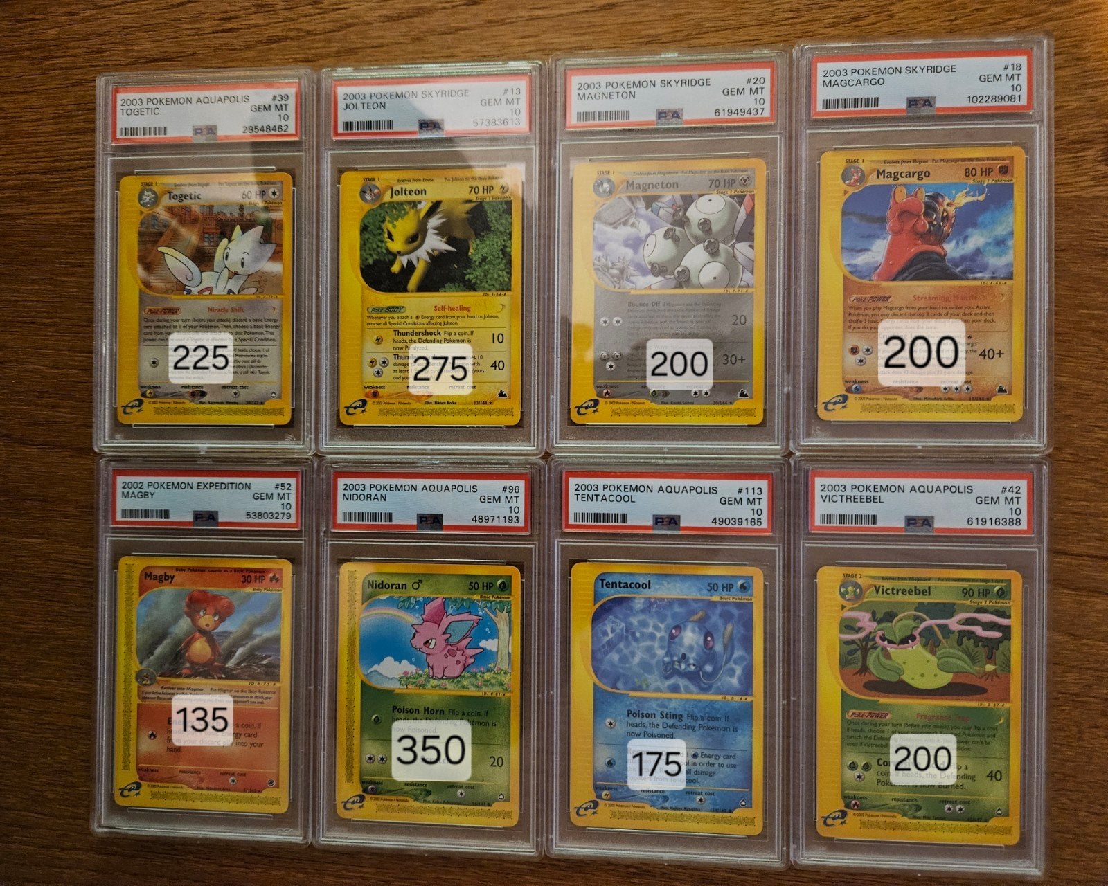 PSA 10 Skyridge, Aquapolis, Expedition, Ophalen of Verzenden, Nieuw