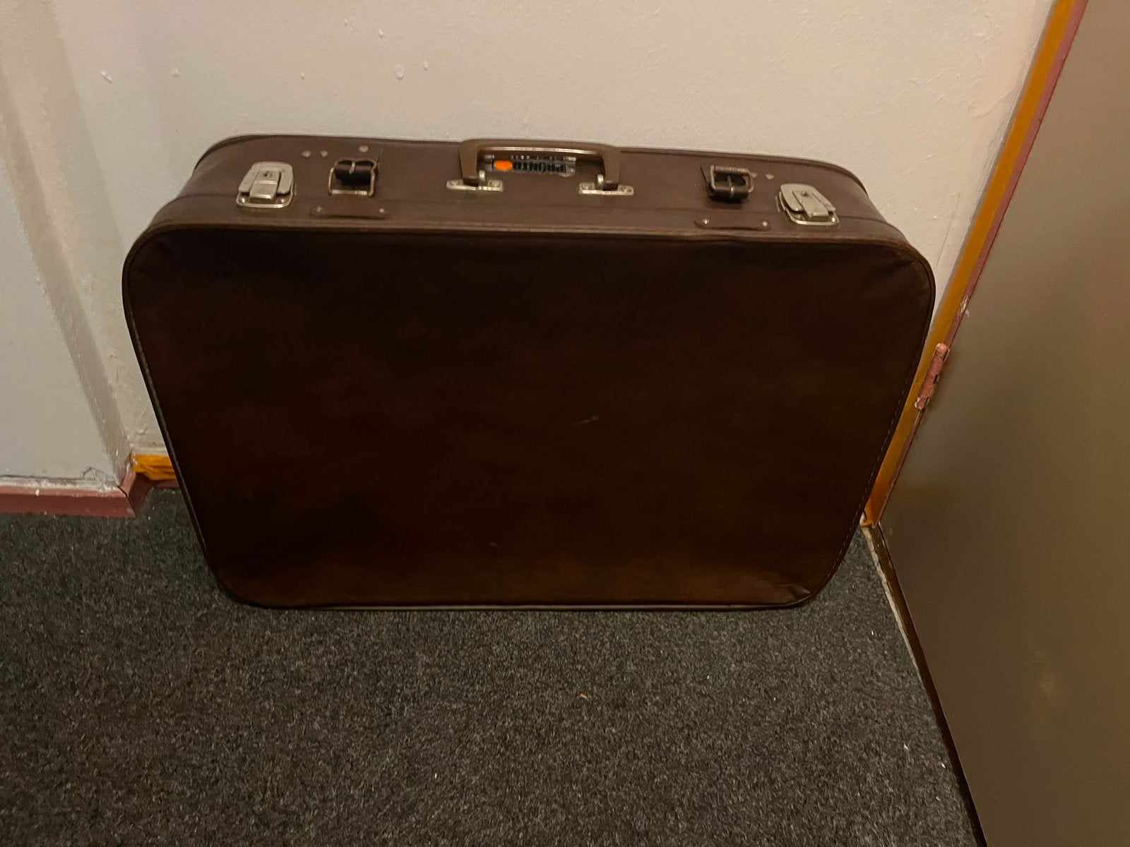 Vintage koffer, Ophalen, Gebruikt, Leer