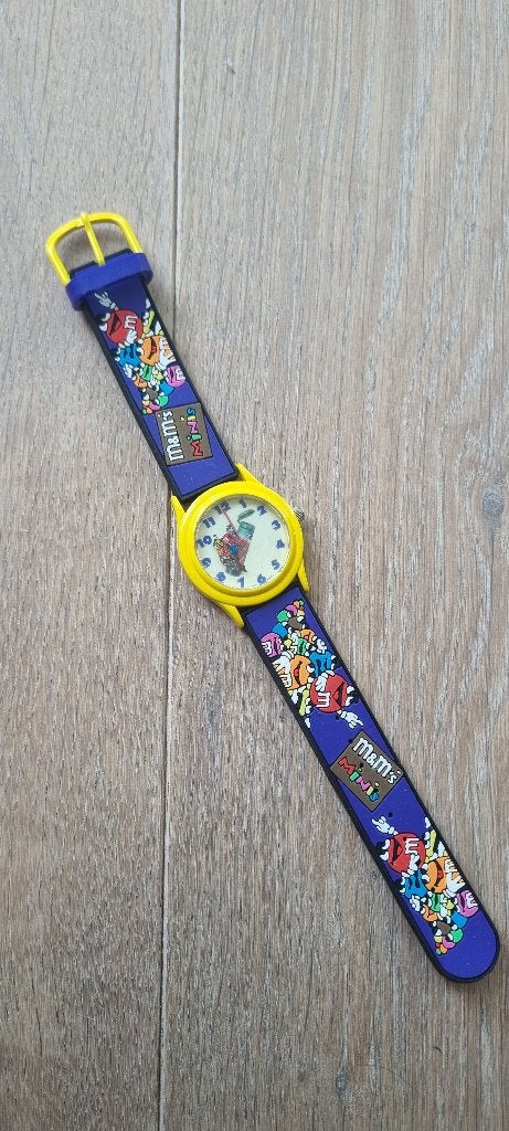 Mars M&M mini's character watch, Ophalen of Verzenden, Zo goed als nieuw