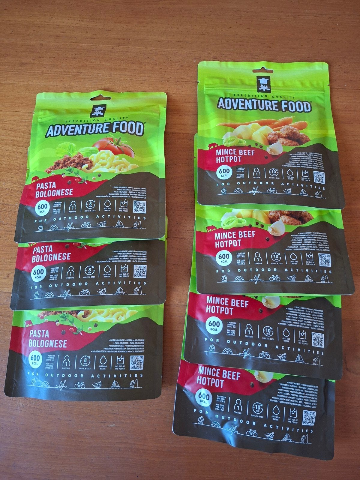 adventure food, Ophalen