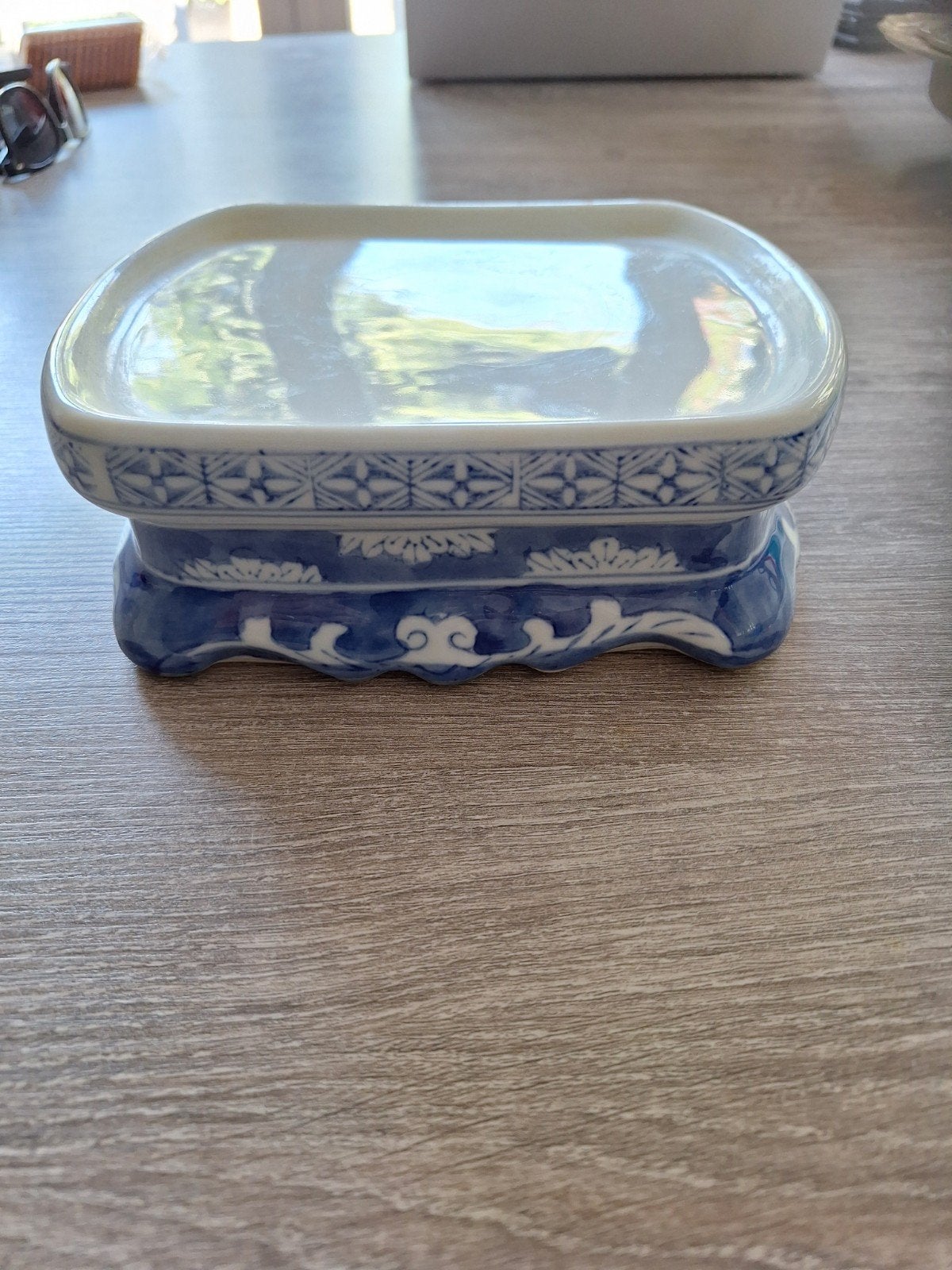 Antieke Chinese porseleinen voet/sokkel (ca. 1880-1920), Ophalen of Verzenden