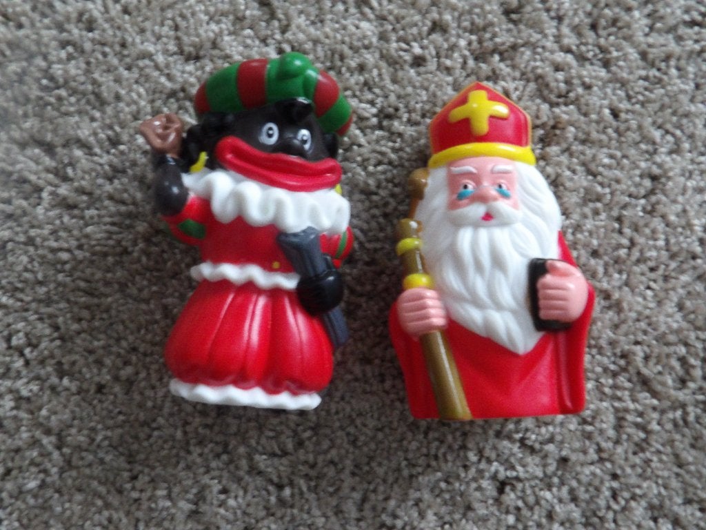 NIEUW 4 vingerpoppen SINTERKLAAS EN PIETEN, Diversen, Ophalen of Verzenden, Nieuw