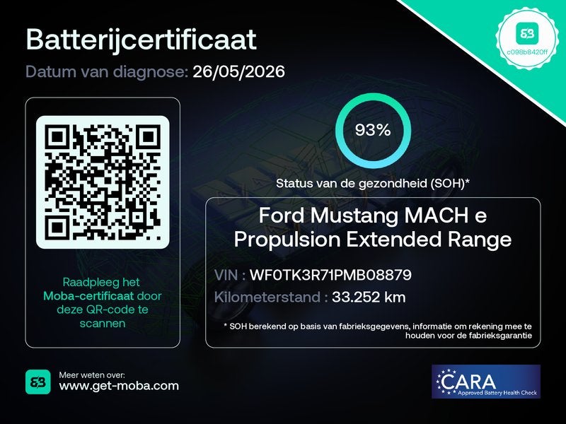 Foto 4 van Ford Mustang Mach-E Extended RWD 98 kWh | 360 | ADAPTIVE |