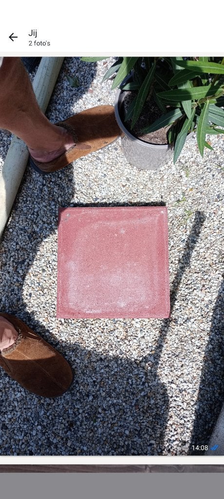 Tegels, Tuin en Terras, Ophalen, Nieuw, 10 m² of meer, Beton