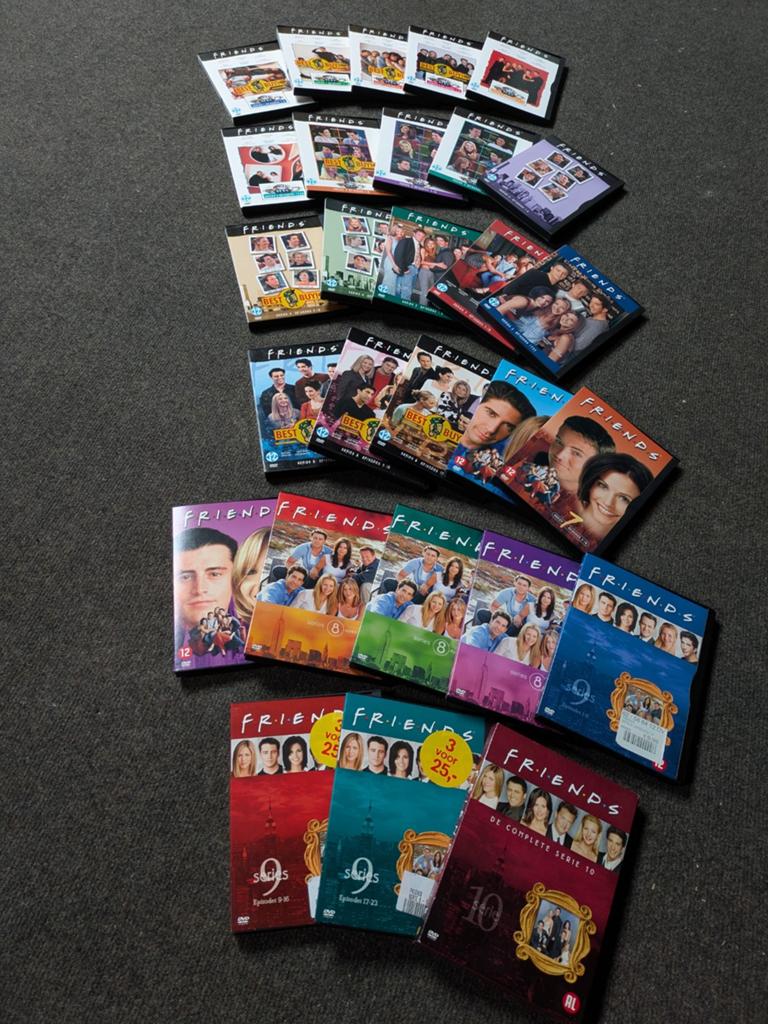 Friends – Complete DVD Box (Seizoen 1 t/m 10), Cd's en Dvd's, Dvd's | Tv en Series, Alle leeftijden, Ophalen of Verzenden, Zo goed als nieuw