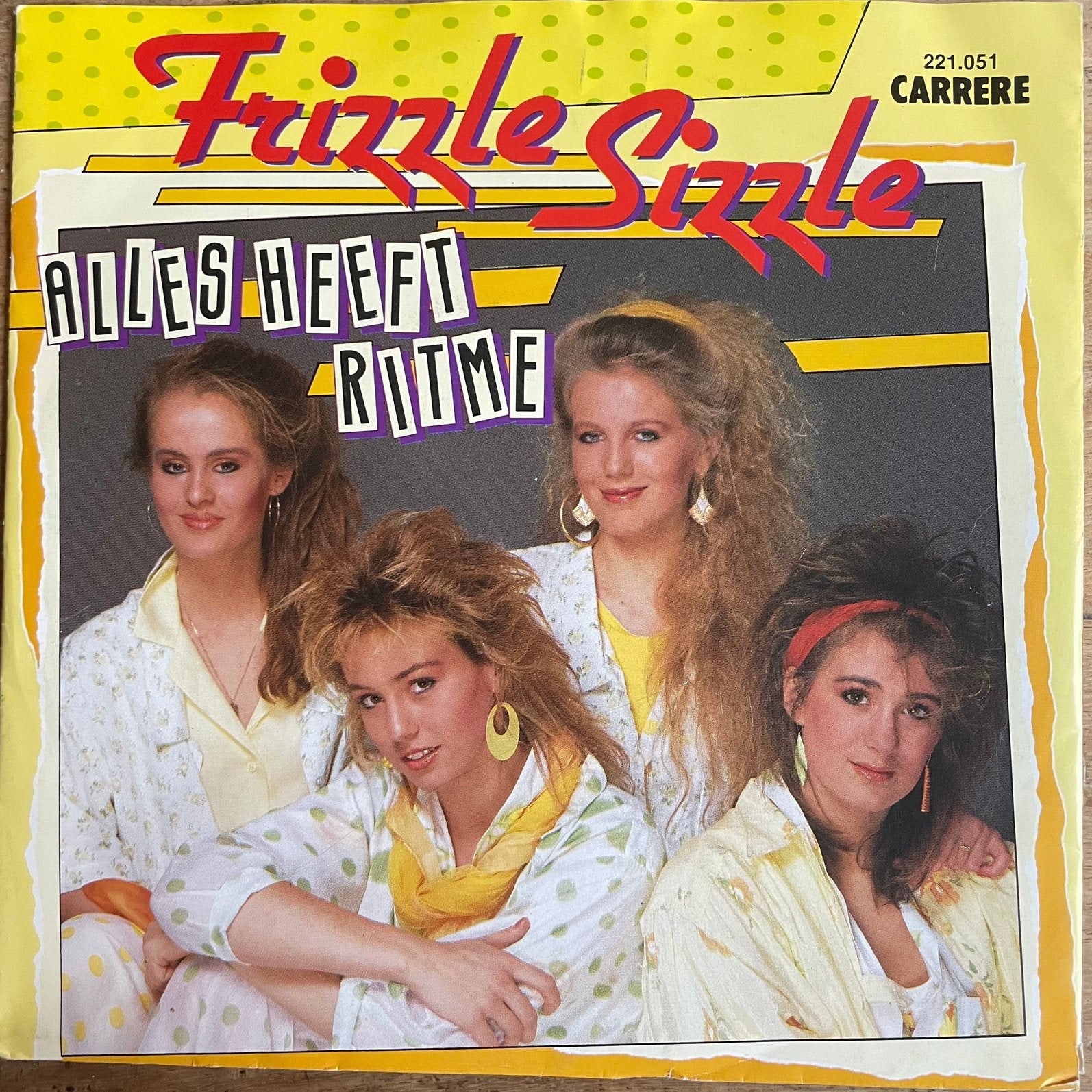 Frizzle Sizzle - Alles heeft ritme (Carrere Records), Ophalen of Verzenden, Zo goed als nieuw, Overige formaten, Levenslied of Smartlap