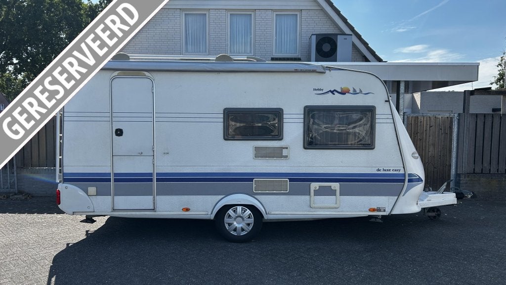 Hobby De luxe Easy 440 SF Tent-Luifel-fietsendrager, Schokbreker, Hobby, Bedrijf, Treinzit