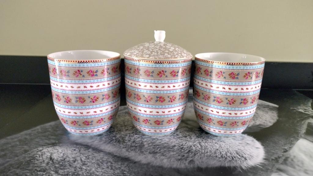 3 Pip Studio vazen/potten/ voorraad potten in 1 koop, Overige typen, Ophalen of Verzenden, Zo goed als nieuw, Overige stijlen