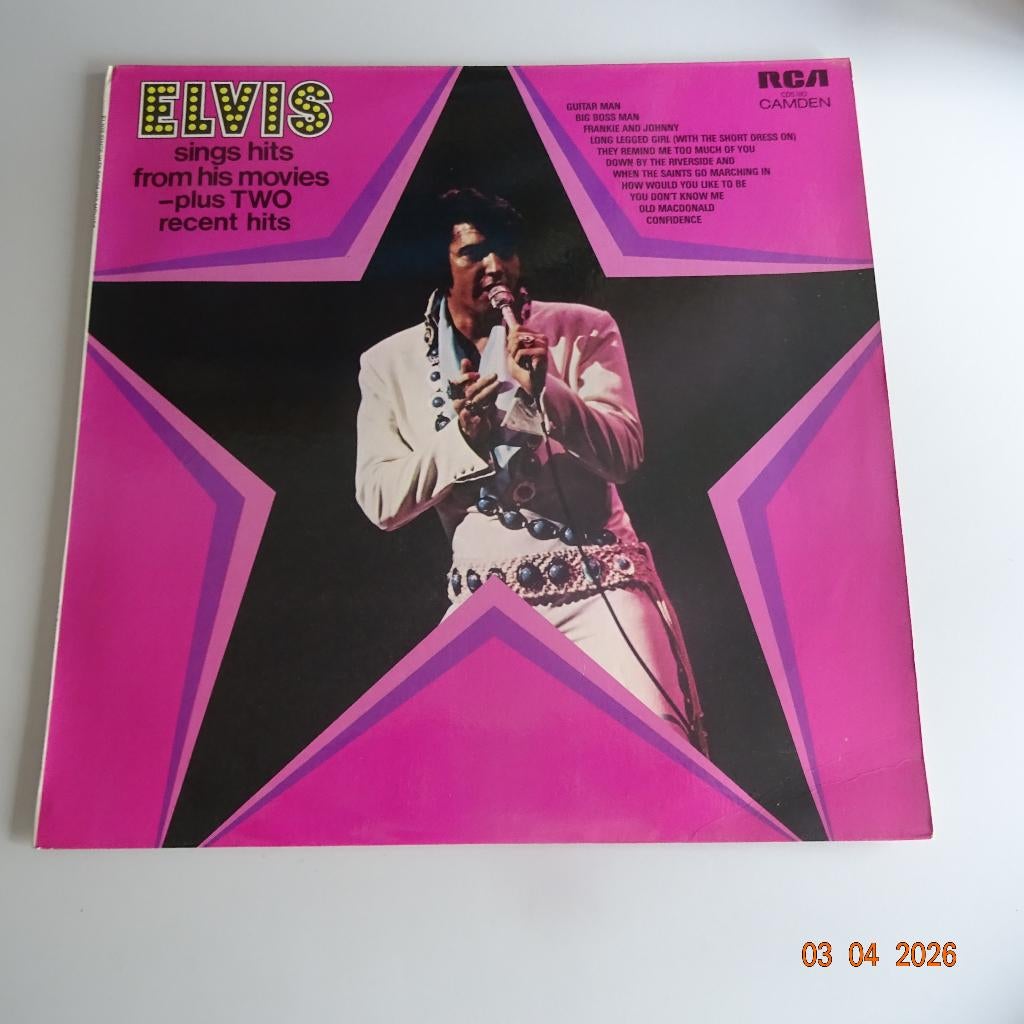 Elvis Presley - Elvis Sings Hits From His Movies (plus two r, Verzenden, 1960 - 1969, Gebruikt, 12 inch