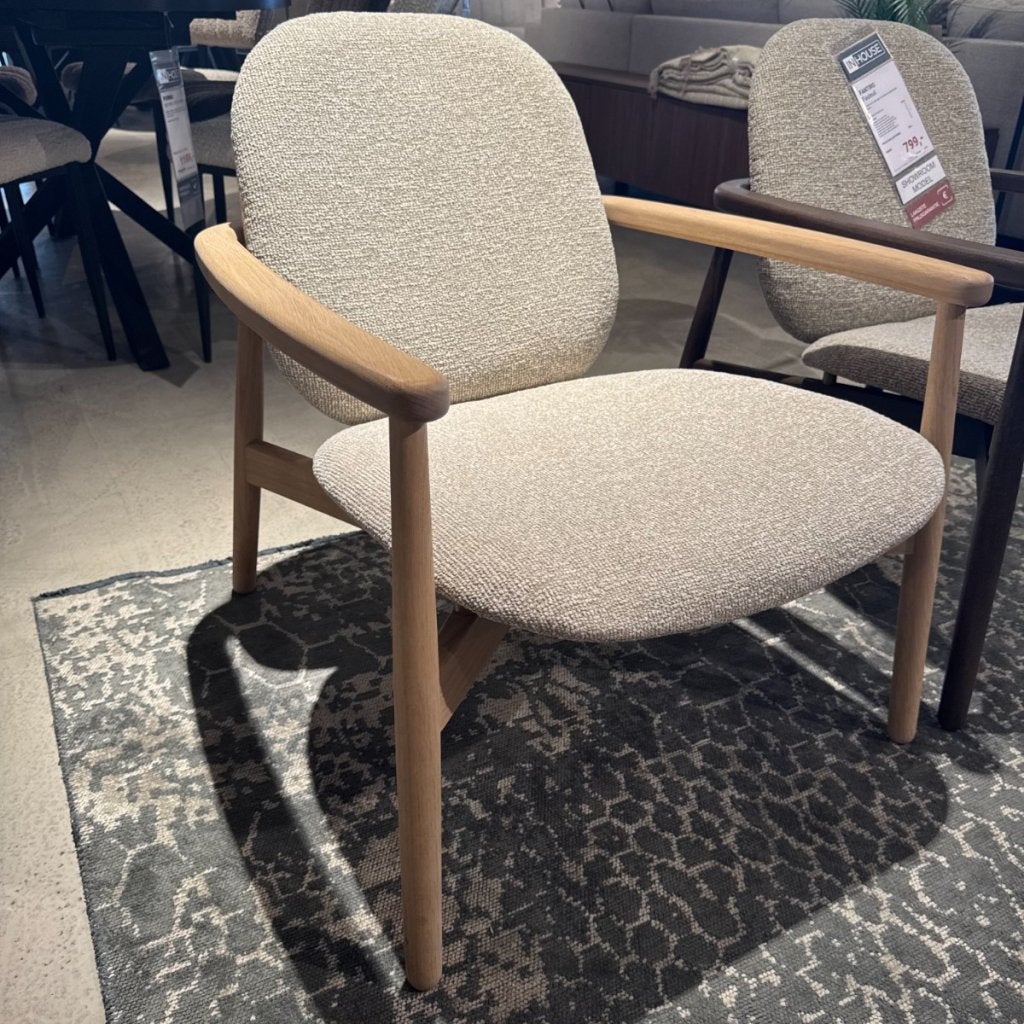 Fauteuil Fantiro - Stof Beige - IN.HOUSE, Huis en Inrichting, Niet ingevuld, Niet ingevuld, Niet ingevuld