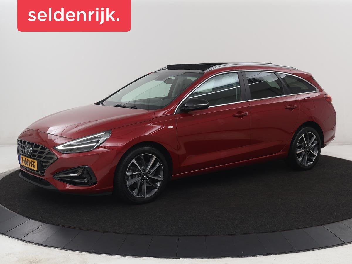 Hyundai i30 Wagon 1.5 T-GDi MHEV Premium Sky | Stoel&Stuurve, Auto's, Gebruikt, Euro 6, 4 cilinders, 160 pk