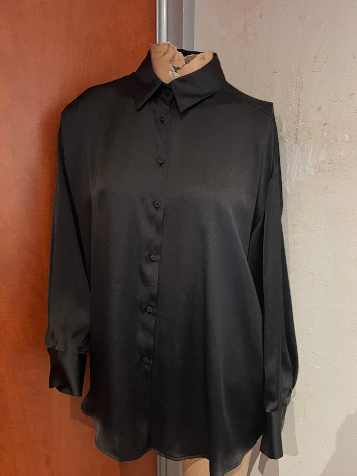ZARA blouse maat m zgan, Ophalen of Verzenden, Zo goed als nieuw, Maat 38/40 (M), Zwart