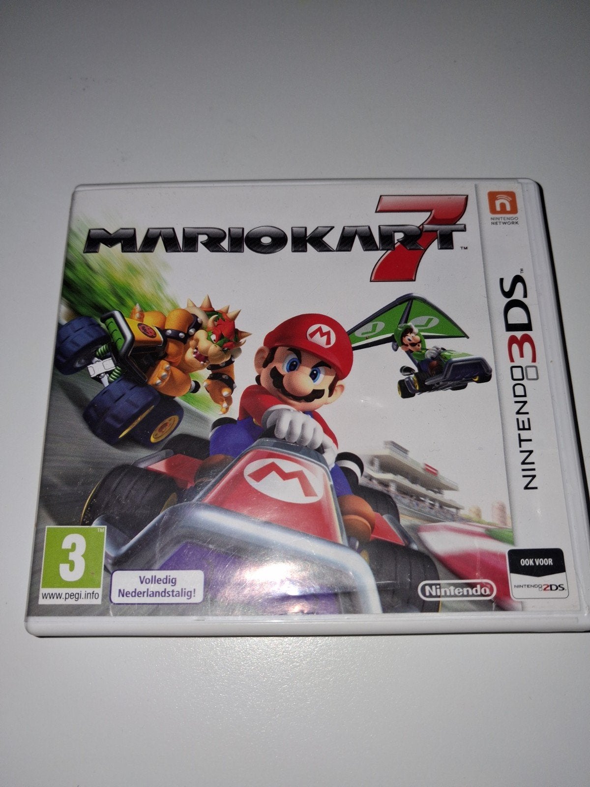 Mario Kart 7 voor Nintendo 3DS en 2DS, Spelcomputers en Games, Games | Nintendo 2DS en 3DS, Gebruikt, Racen en Vliegen, 1 speler