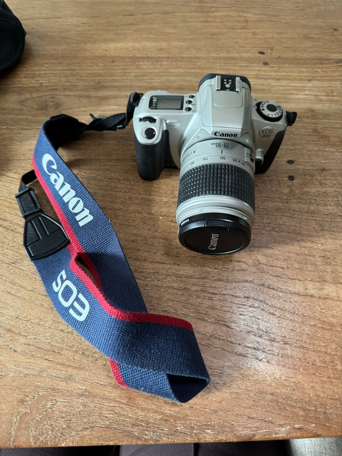 Canon EOS 300 Spiegelreflexcamera met 28-90mm lens, Audio, Tv en Foto, Ophalen of Verzenden, Gebruikt, Spiegelreflex, Canon