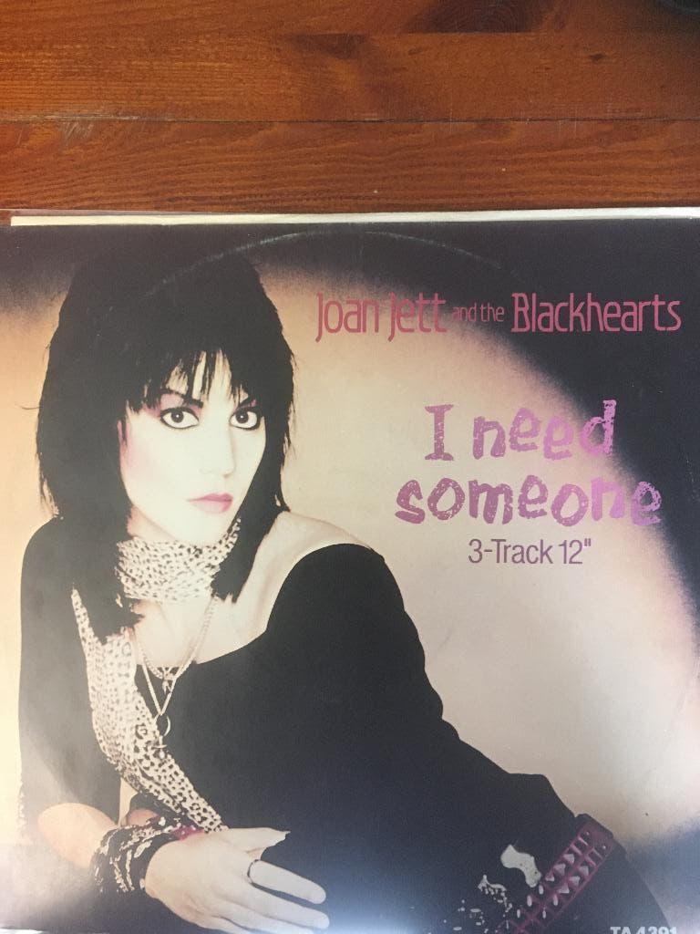 Joan Jett And The Blackhearts* – I Need Someone, Gebruikt, Pop, 12 inch, Inclusief binnenhoes