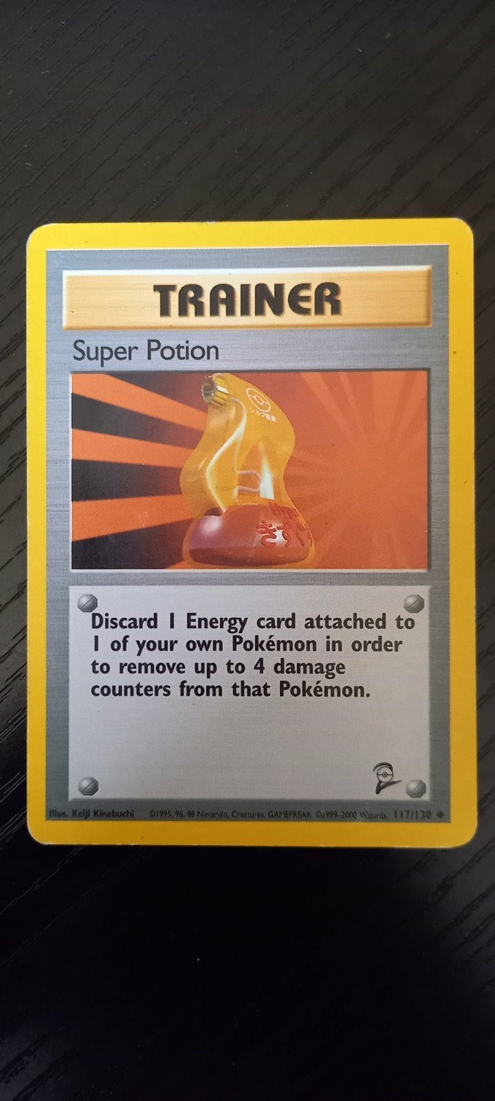 Pokémon Super Potion Trainer Kaart 117/130 (Base Set 2), Ophalen of Verzenden, Gebruikt, Losse kaart