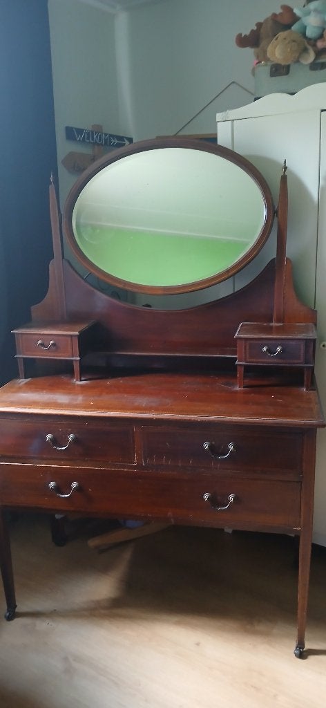 Antieke kast, kaptafel, Antiek en Kunst, Antiek | Meubels | Kasten, Ophalen