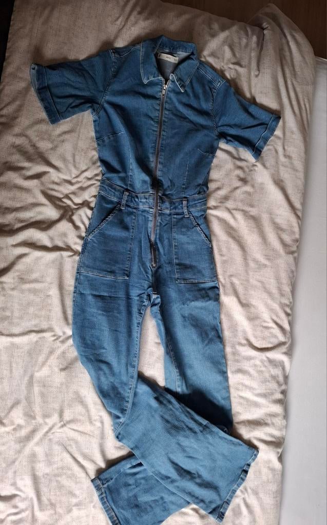 MNG jeans jumpsuits, Ophalen of Verzenden, Zo goed als nieuw, Blauw