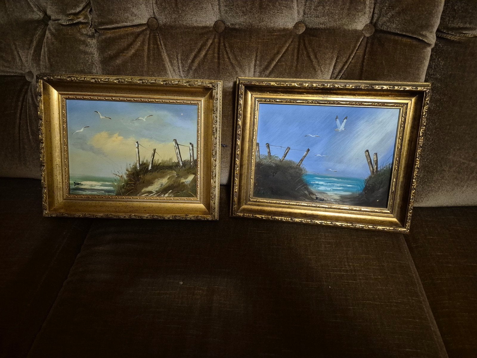 2 schilderijtjes, Ophalen