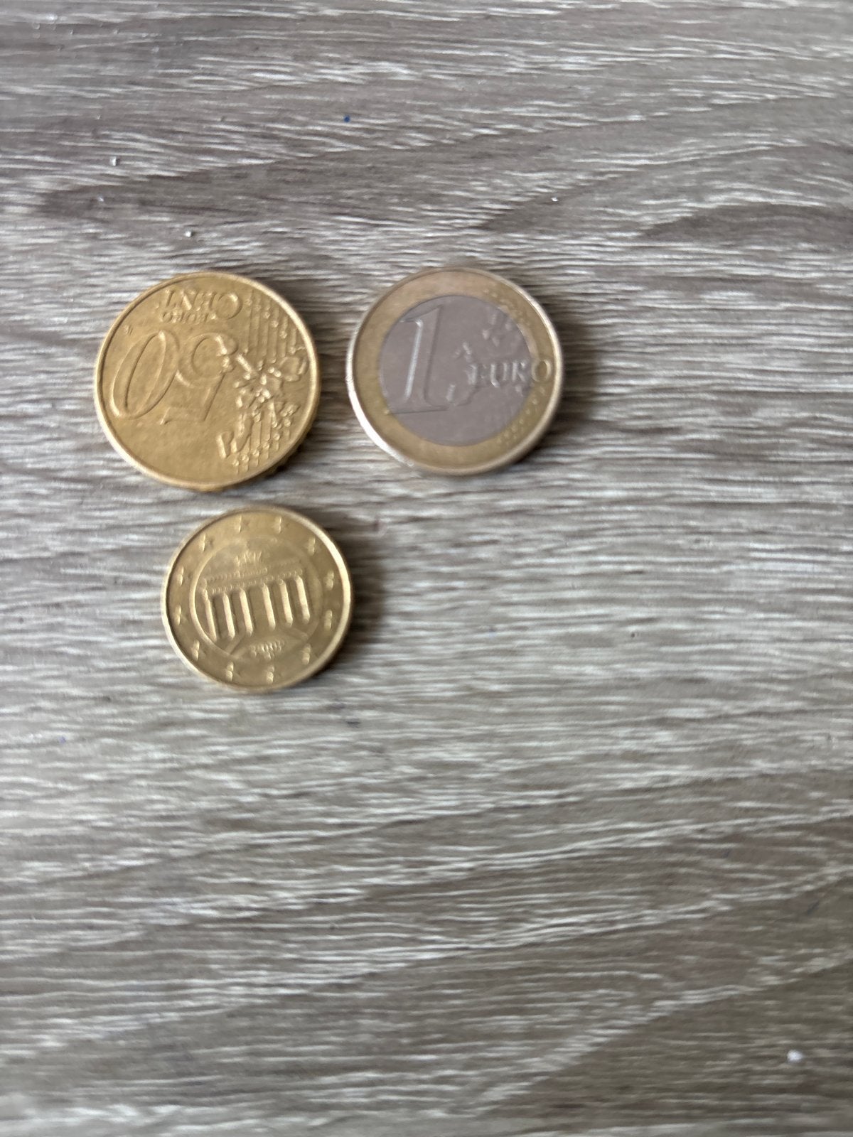 Set van 3 euromunten: 1 euro, 50 cent en 20 cent, Postzegels en Munten, Munten | Europa | Euromunten, Ophalen of Verzenden, Overige waardes