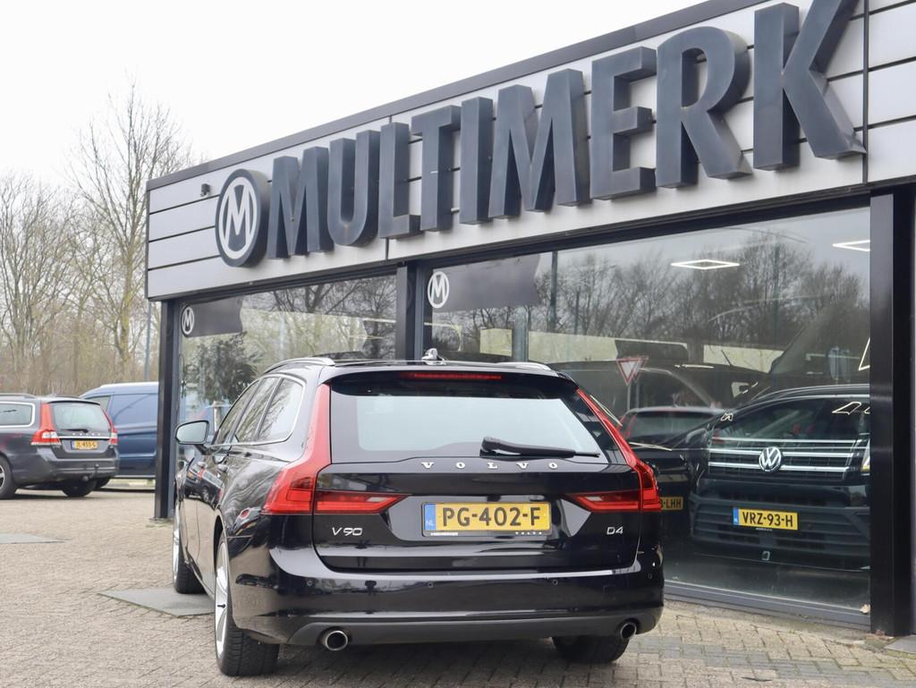 Volvo V90 2.0 D4 Momentum Automaat, Leder, Trekhaak, Auto's, Volvo, 1969 cc, 1634 kg, Zwart, Diesel