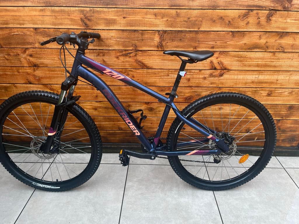 ROCKRIDER ST120 Mountainbike 27,5 inch, maat M, z.g.a.n., Zo goed als nieuw, Schijfrem, Ophalen, Overige merken