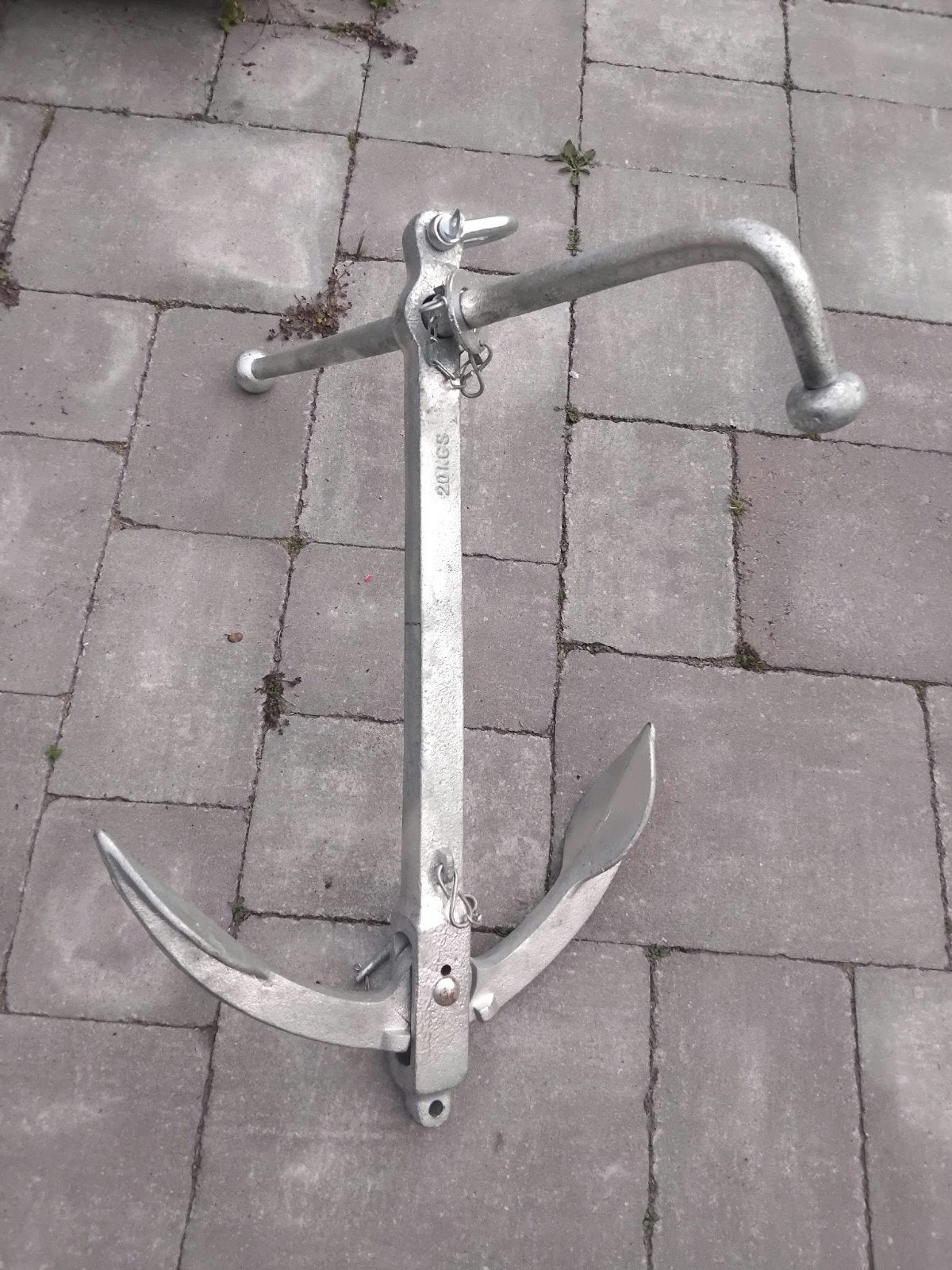 20KG Anker - Nieuw gegalvaniseerd inklapbaar stokanker, Watersport en Boten, Ophalen, Nieuw, Overige typen