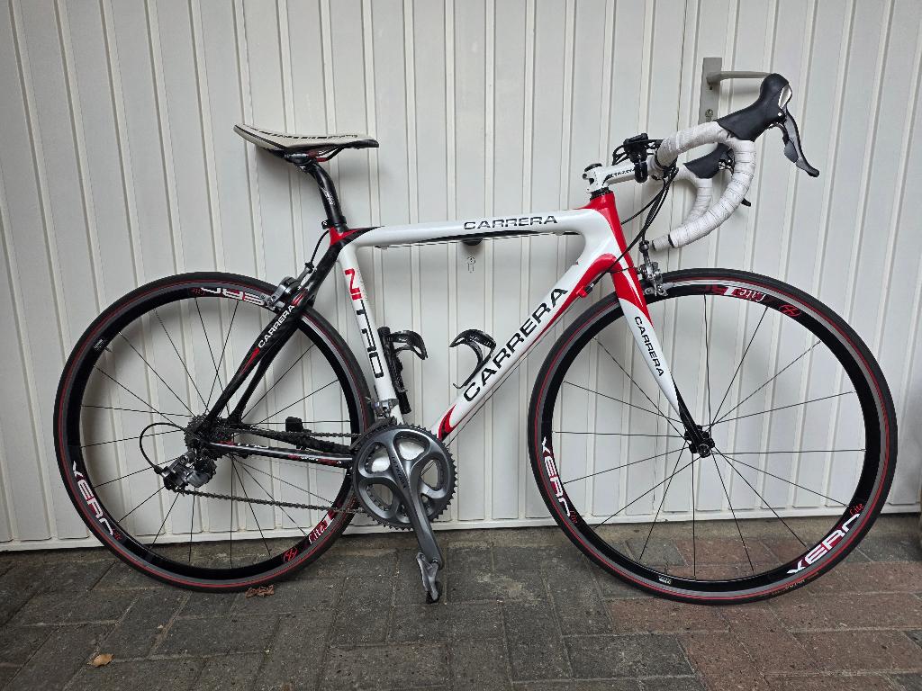 Carrera Carbon racefiets Shimano afgemonteerd, Carbon, Zo goed als nieuw, Meer dan 20 versnellingen, 53 tot 57 cm