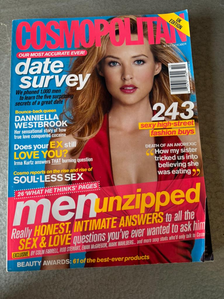 Cosmopolitan UK edition oktober 2003, Ophalen of Verzenden, Gelezen, Glossy