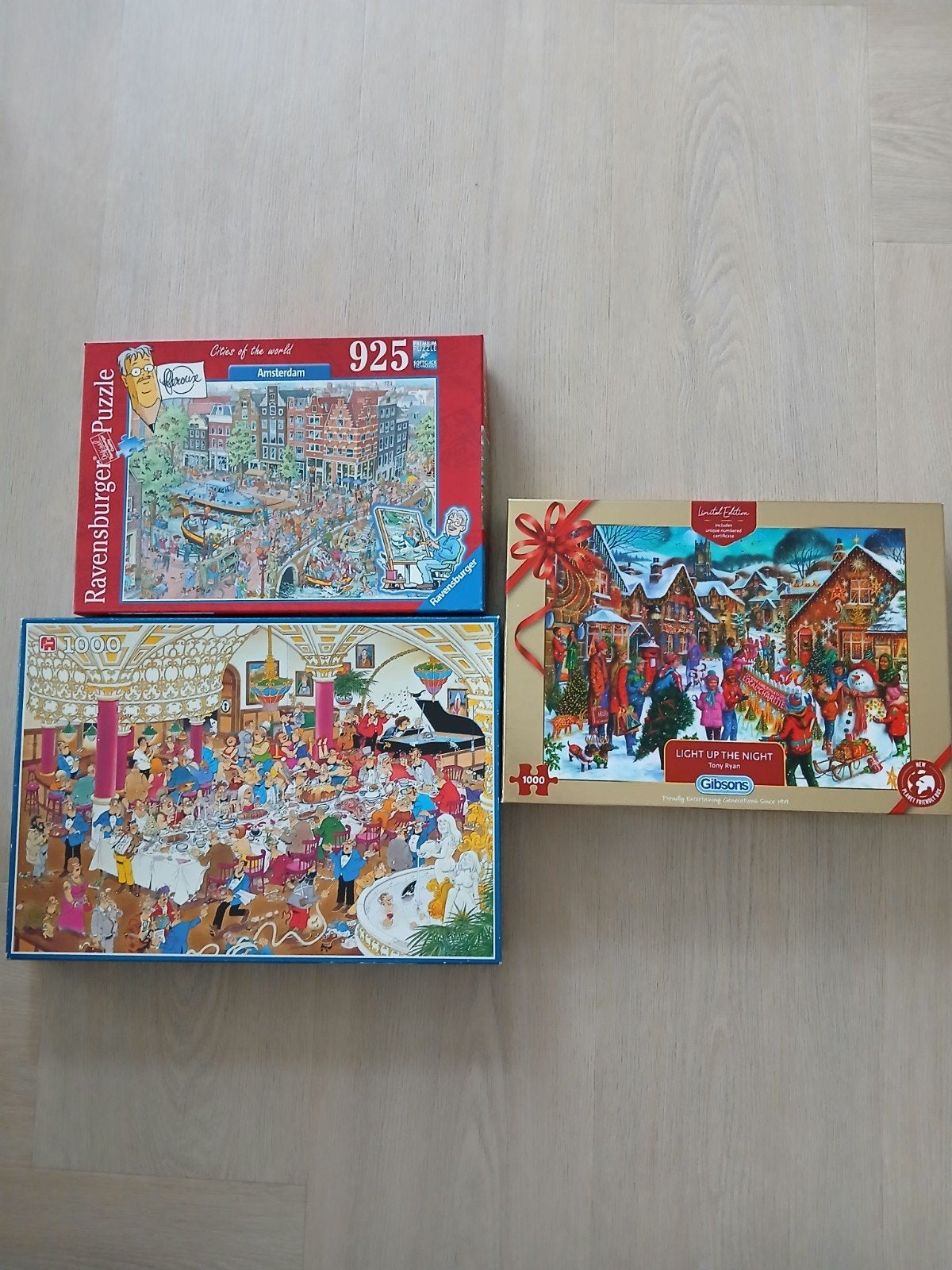 Legpuzzels 1000 stukjes, Hobby en Vrije tijd, Ophalen, 500 t/m 1500 stukjes, Zo goed als nieuw, Legpuzzel