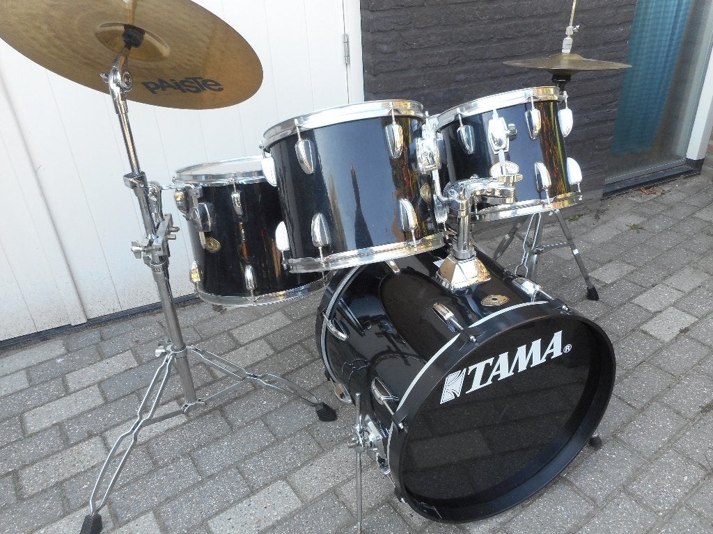 Tama Drumstel met bekkens, Muziek en Instrumenten, Drumstellen en Slagwerk, Ophalen, Gebruikt, Tama