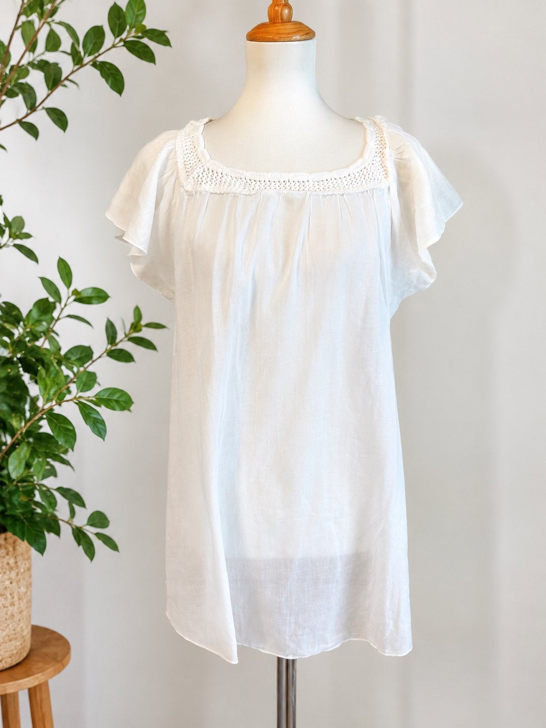 Nolita Embroidery Top, L, Verzenden, Zo goed als nieuw, Maat 38/40 (M), Wit
