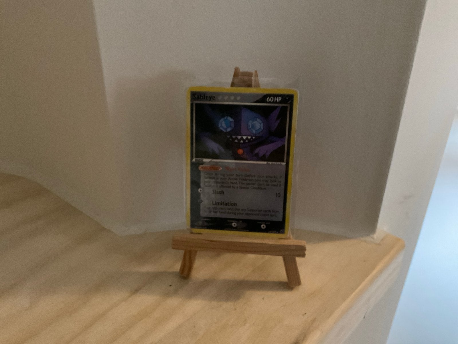 Pokémon Kaart Sableye 60 HP - Gebruikt, Ophalen of Verzenden, Gebruikt, Losse kaart