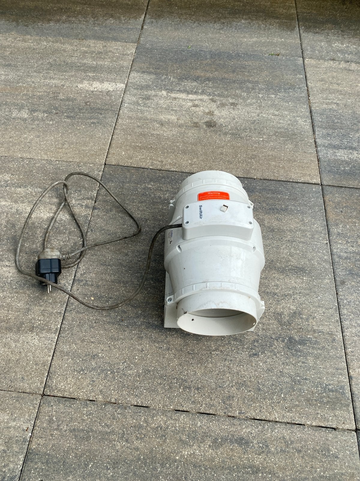 SwiftAir SMF150S Inline Ventilator/Afzuiger, Ophalen of Verzenden, Gebruikt, Ventilator en Afzuiger