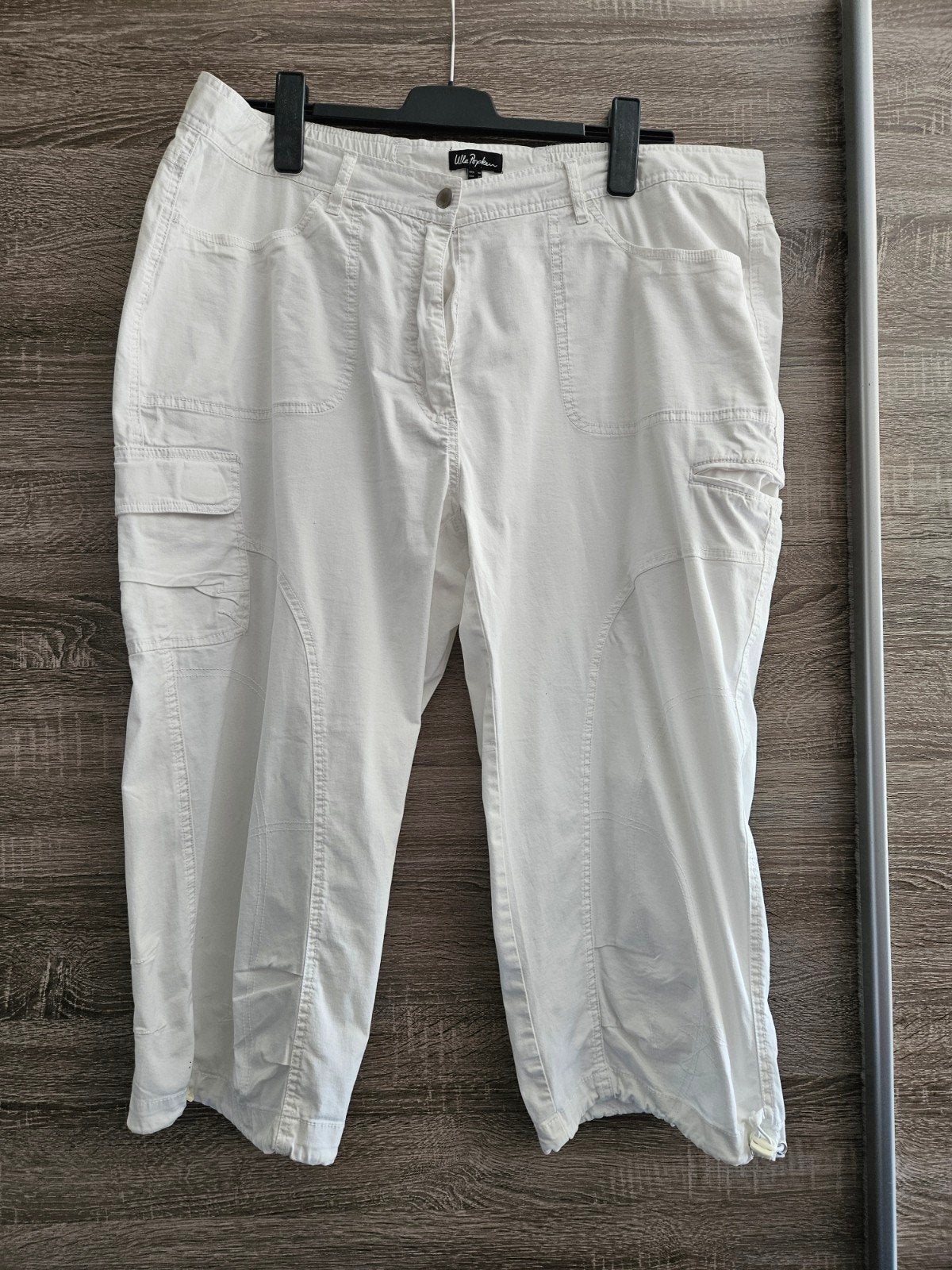 Ulla popken witte broek mt.50, Wit, Maat 46/48 (XL) of groter, Ulla Popken, Ophalen of Verzenden