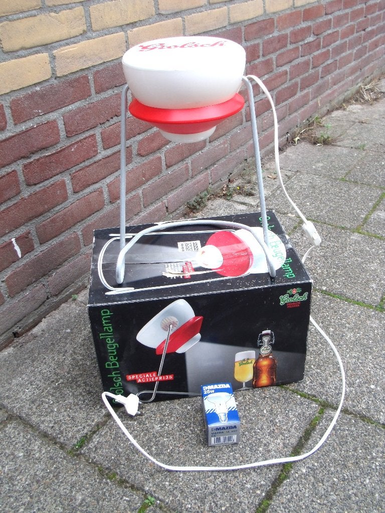 Vintage Grolsch lamp - 1990 - NIEUW - 4 stuks, Ophalen of Verzenden, Nieuw, Overige typen, Grolsch