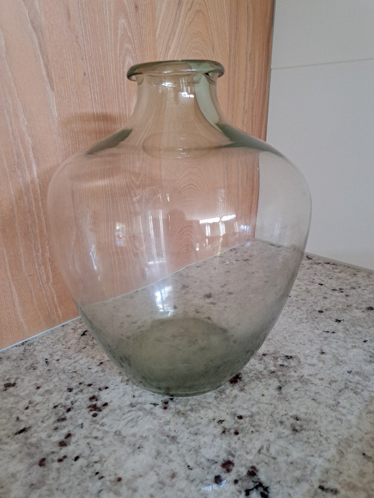 Prachtige vaas van gerecycled glas - 29cm hoog, Ophalen