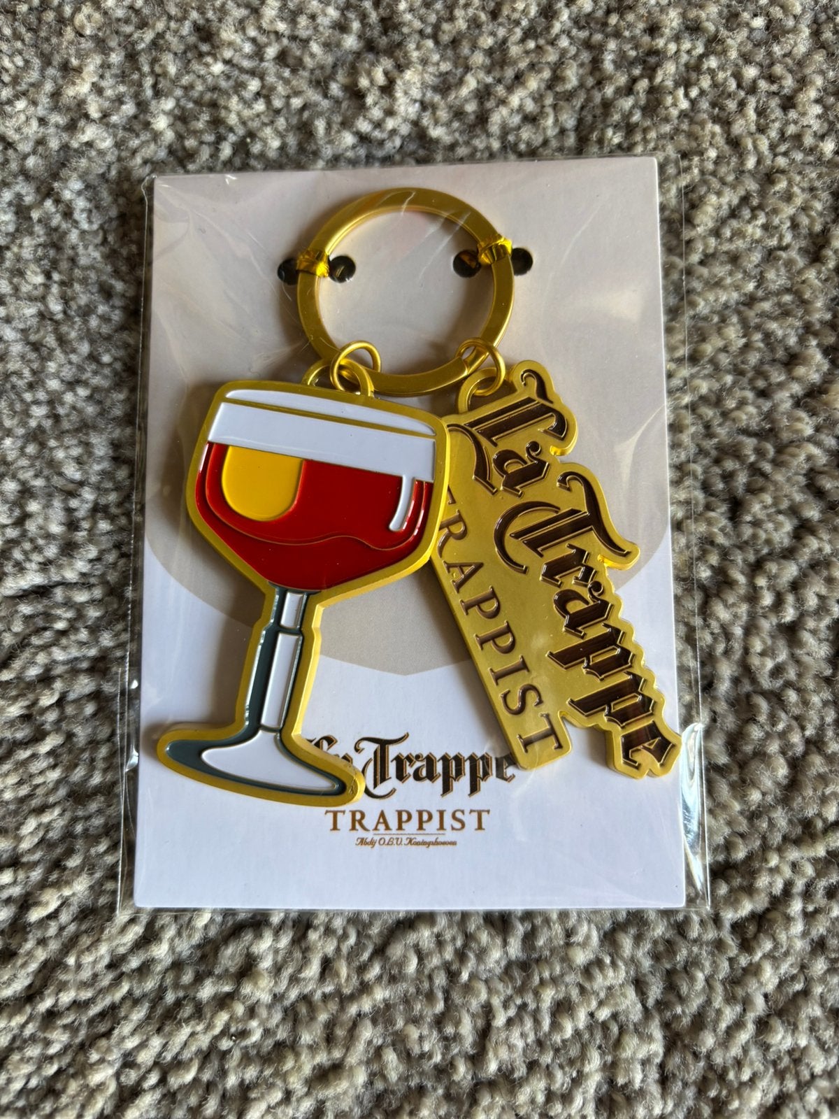 La Trappe sleutelhanger (nieuw!), Ophalen of Verzenden, Nieuw, Overige typen, La Trappe