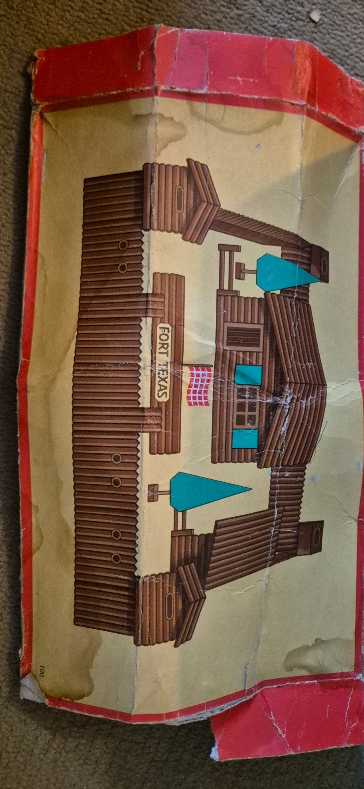 Vintage houten fort, Ophalen of Verzenden, Zo goed als nieuw, Hout