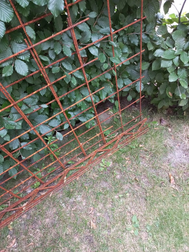Restje betonijzer en 4 supportliggers, Ophalen