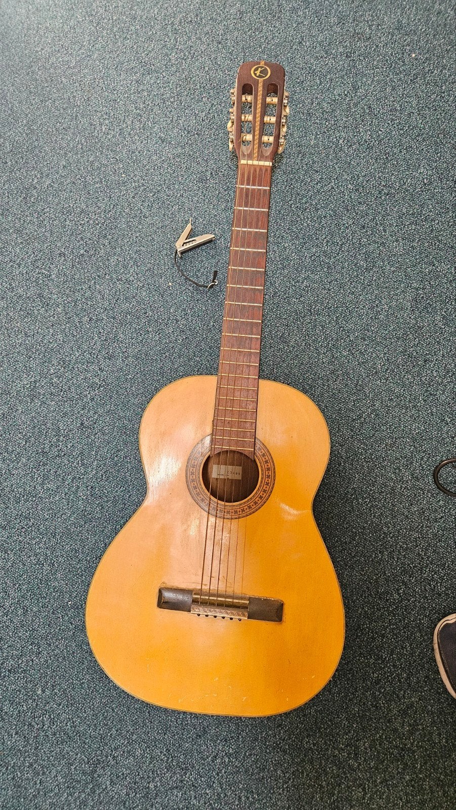 Vintage Klassieke Gitaar - Model K7005, Muziek en Instrumenten, Snaarinstrumenten | Gitaren | Akoestisch, Ophalen, Gebruikt, Klassieke of Spaanse gitaar