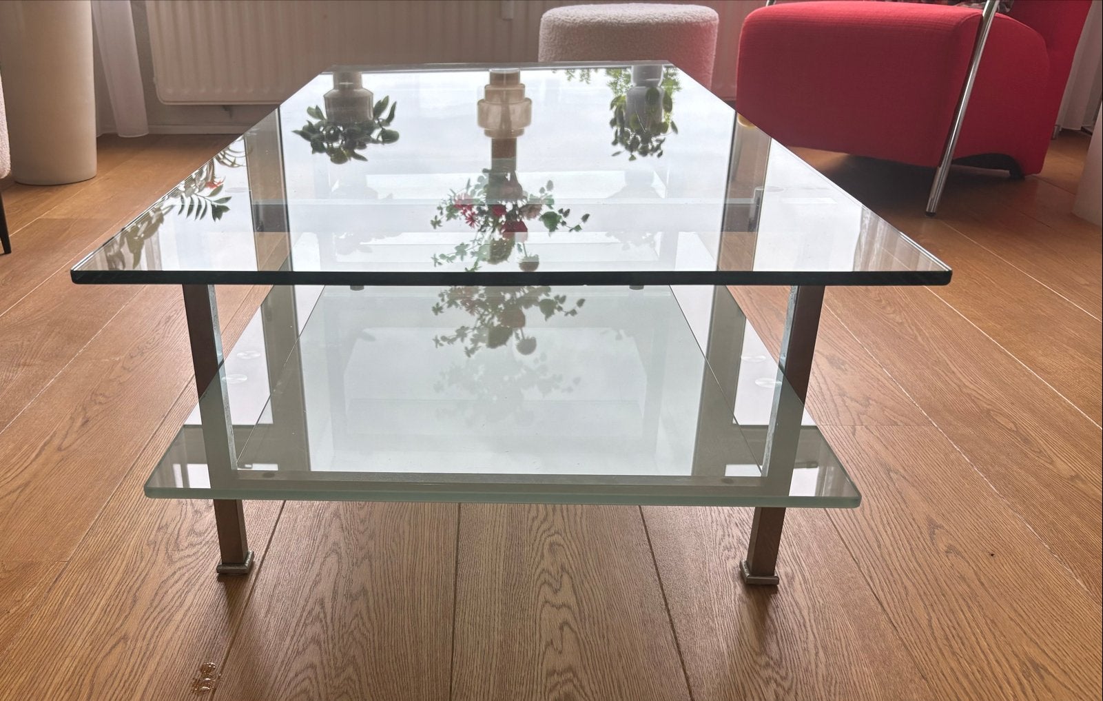 Salon Tafel Peter Ghyczy, Huis en Inrichting, 100 tot 150 cm, 50 tot 100 cm, Ophalen of Verzenden, Glas