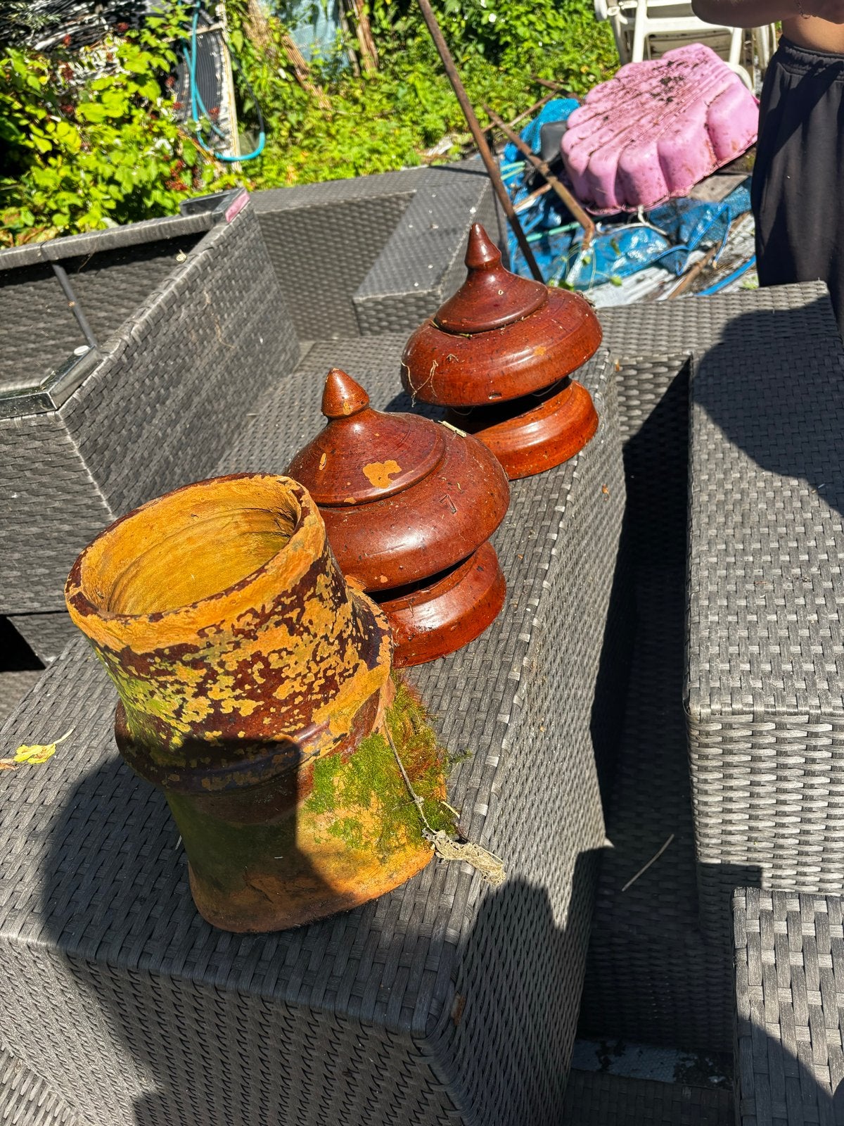 Schoorsteenpotten, Ophalen