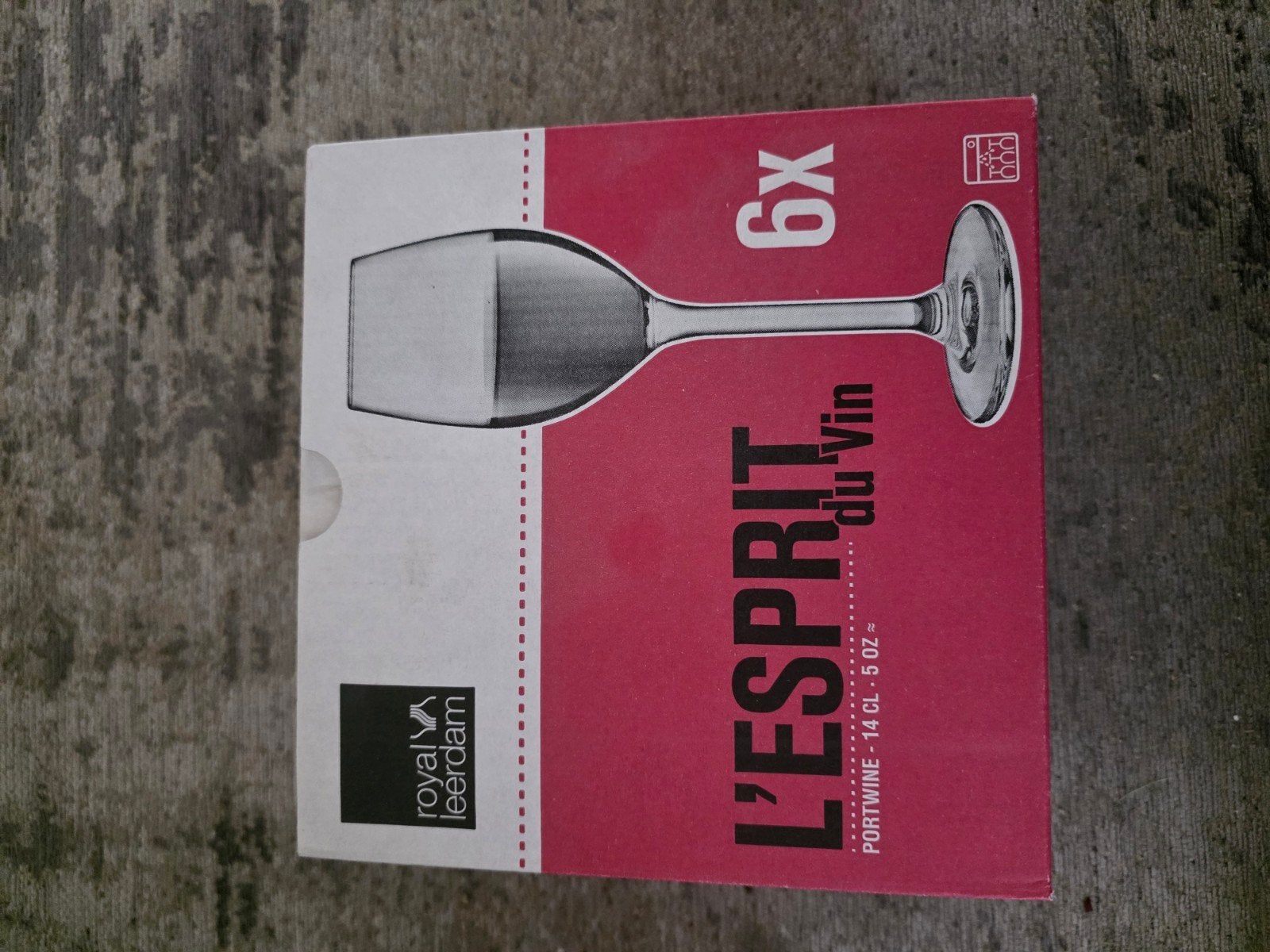 Royal Leerdam L'ESPRIT du Vin Portwijnglazen - Set van 6, Nieuw, Ophalen of Verzenden, Overige merken, Glas
