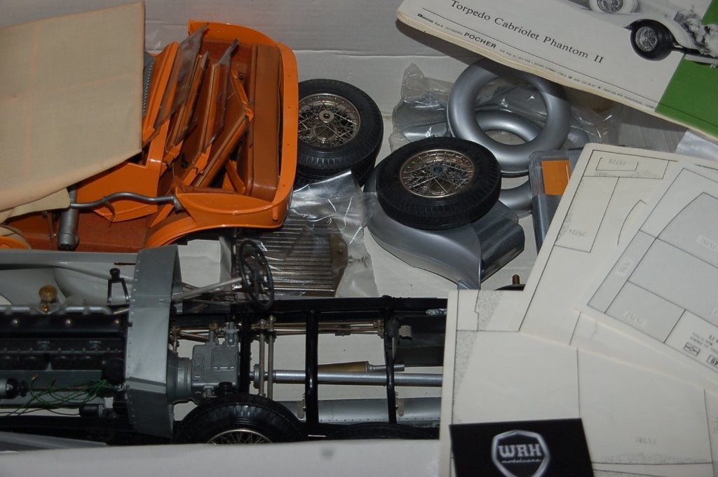 1:8 POCHER Rolls Royce Torpedo Phantom ZIE INFO WRH, Verzenden, Gebruikt, 1:5 t/m 1:8, Auto