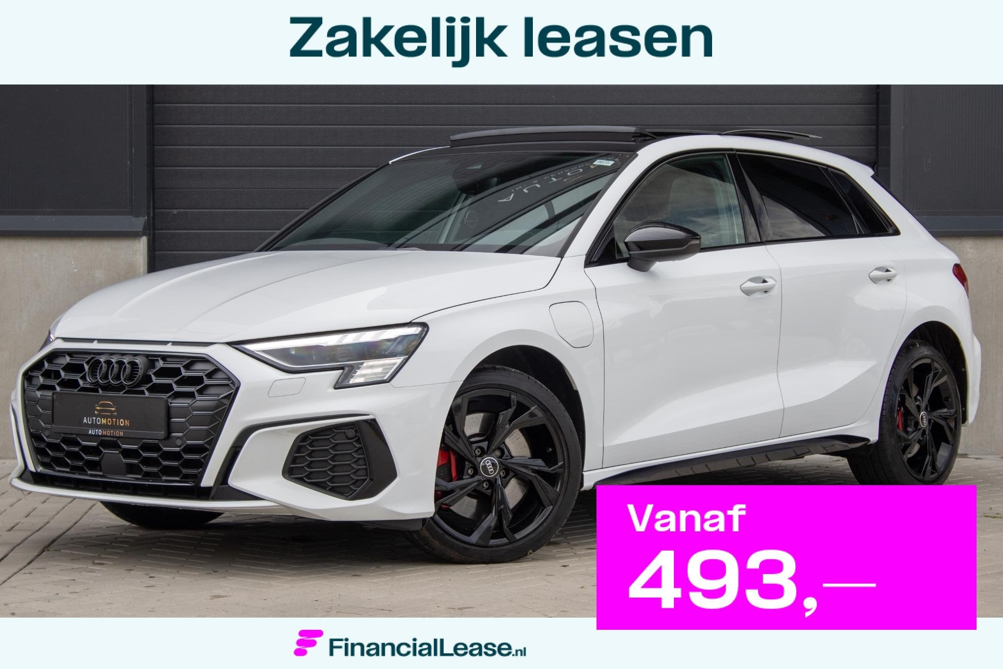 Audi A3 Sportback 45 TFSIe S line Competition PANO MAXTON MA, Dealer onderhouden, Gebruikt, 4 cilinders, Met garantie (alle)