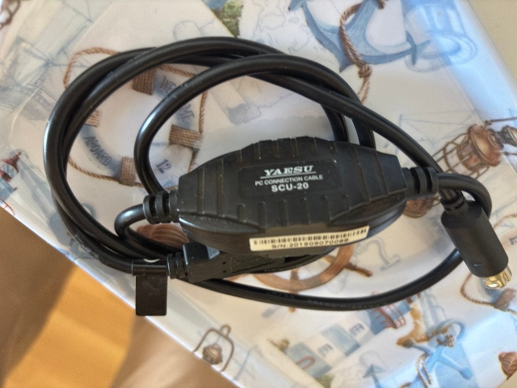Yaesu SCU-20 kabel, Telecommunicatie, Zenders en Ontvangers, Ophalen of Verzenden, Gebruikt, Zender en Ontvanger